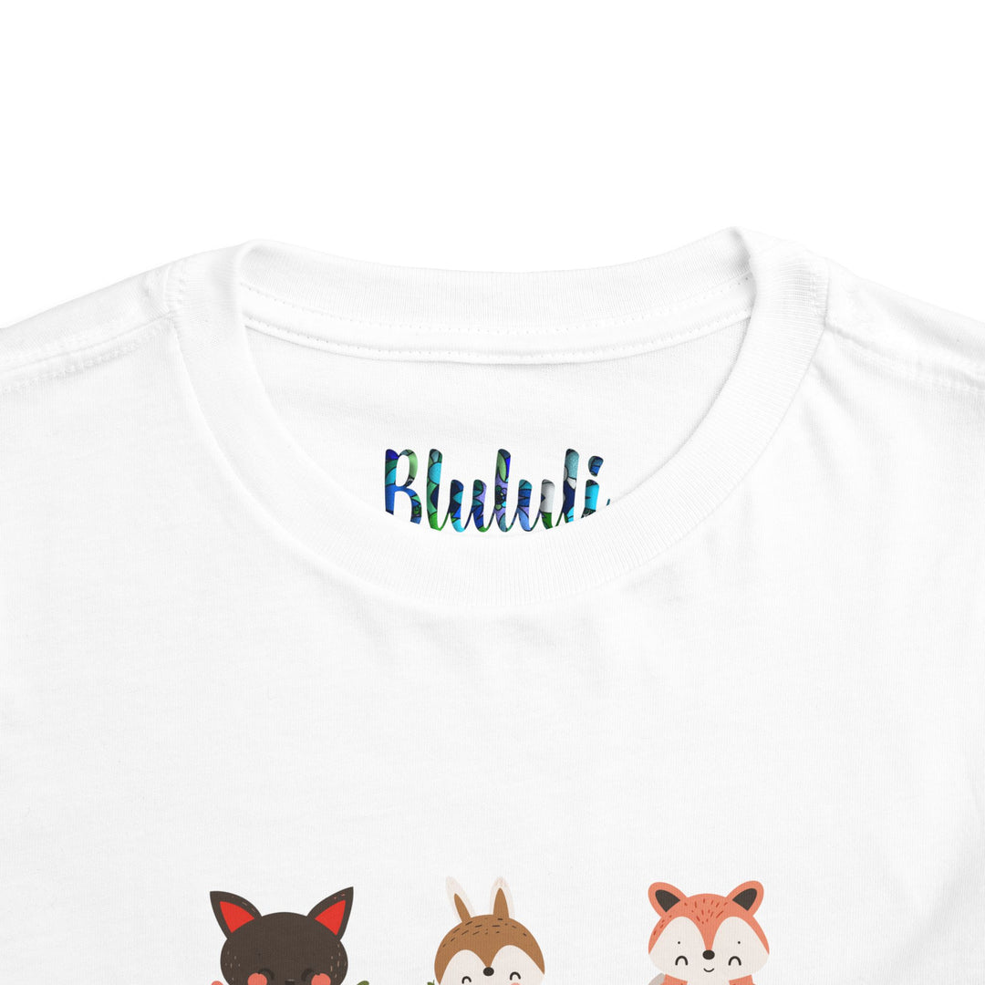 Animal Love Toddler Tee, Cute Cartoon Animals T-Shirt for Kids