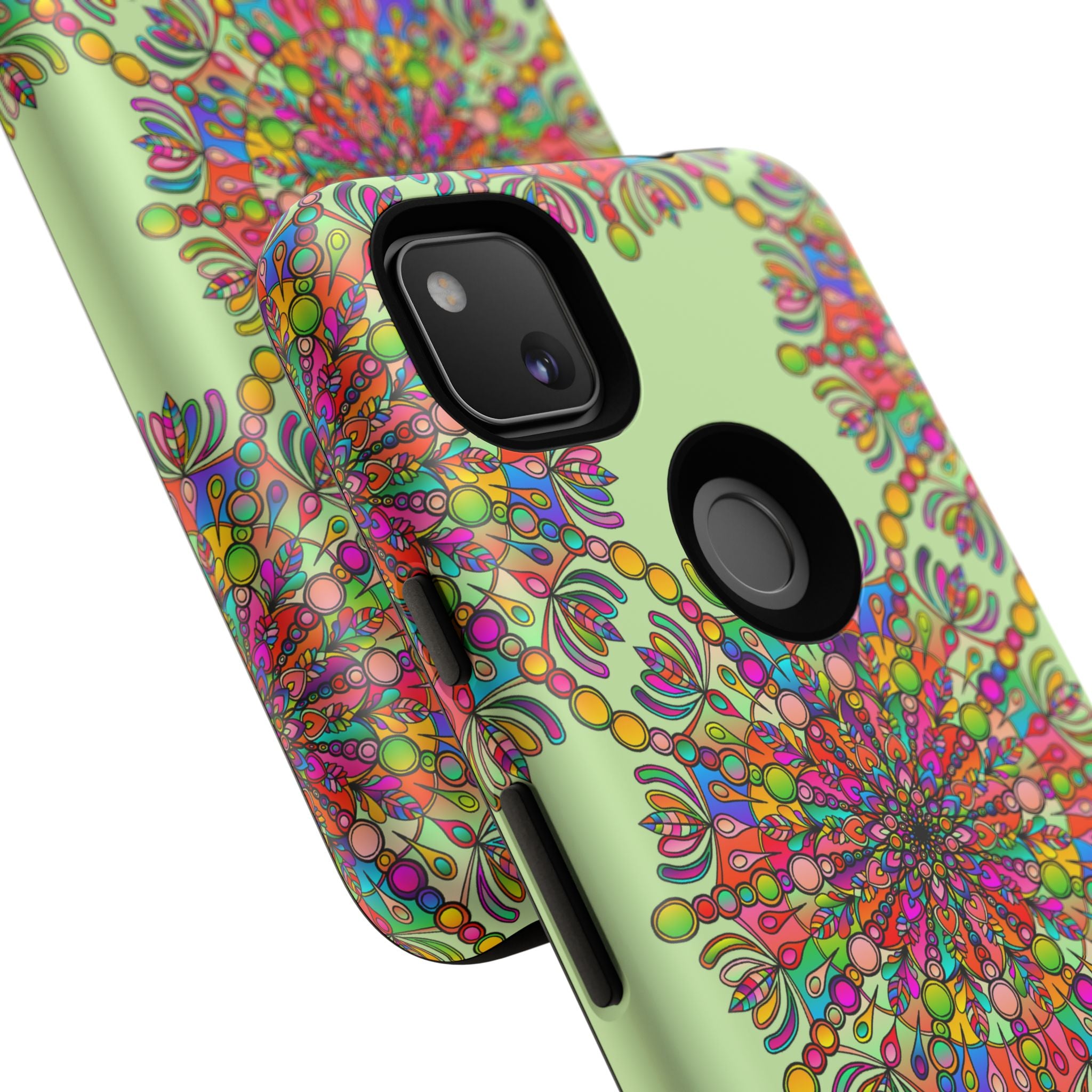 Vibrant Mandala iPhone & Google Pixel Case | Tough Cases