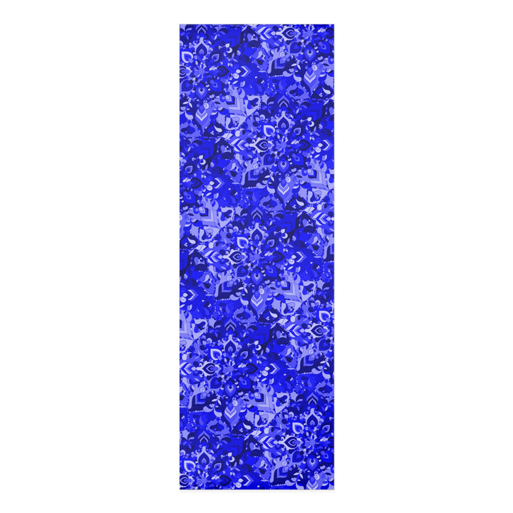 Tappetino da yoga in schiuma blu oceano intenso - Design antiscivolo di supporto