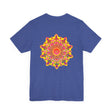  Mandala tee with a bright and colorful design for spiritual well-being