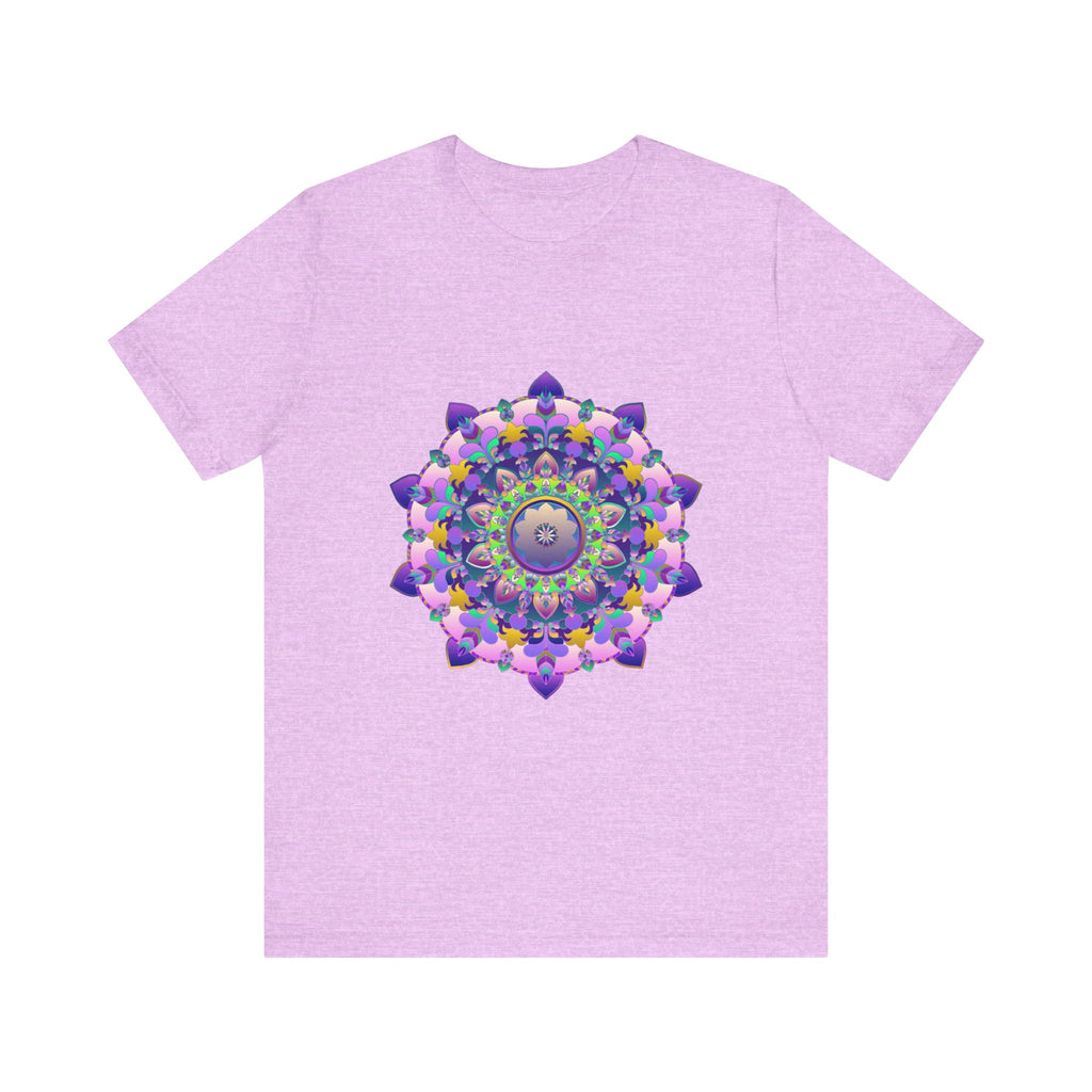 Vibrant Mandala Tee featuring an intricate and colorful design with vibrant hues and eye-catching patterns, perfect for adding a pop of color to your wardrobe