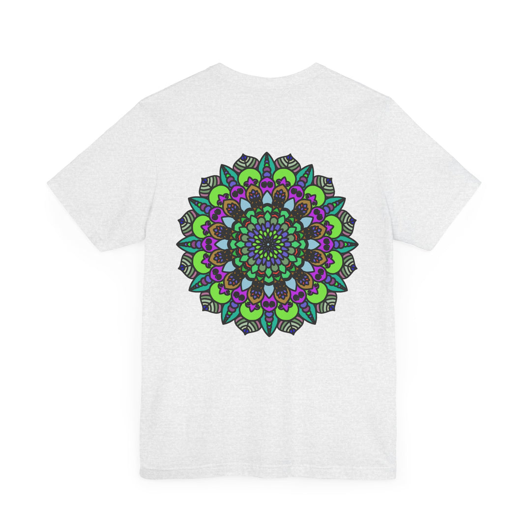 Meaningful and vibrant mandala tee promoting spiritual harmony