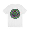 Beautiful mandala peace tee representing spiritual harmony and inner peace for a serene and balanced lifestyle