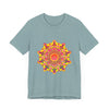 Colorful and intricate mandala design tee with spiritual art inspiration