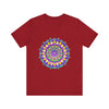 Vibrant Mandala Tee featuring intricate design symbolizing peace, harmony, and spirituality