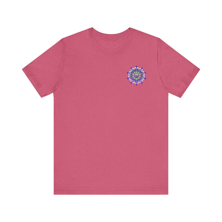  Colorful Mandala T-Shirt Representing Spiritual Peace and Harmony 