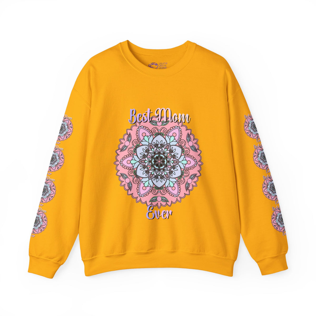 Best Mom Ever Intricate Mandala Art Sweatshirt