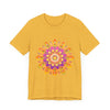 Vibrant Mandala T-Shirt featuring a colorful and intricately detailed design