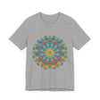 Beautiful and detailed Vibrant Mandala Tee featuring an intricate and colorful design perfect for expressing your unique style