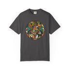 Mandala Earth Flora T-Shirt — Earthy Tones Geometric Art Tee