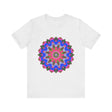 Colorful Mandala Geometric T-Shirt featuring vibrant, intricate design and eye-catching patterns perfect for bohemian fashion enthusiasts