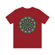 Beautiful Mandala Peace Tee with intricate spiritual design promoting harmony and tranquility