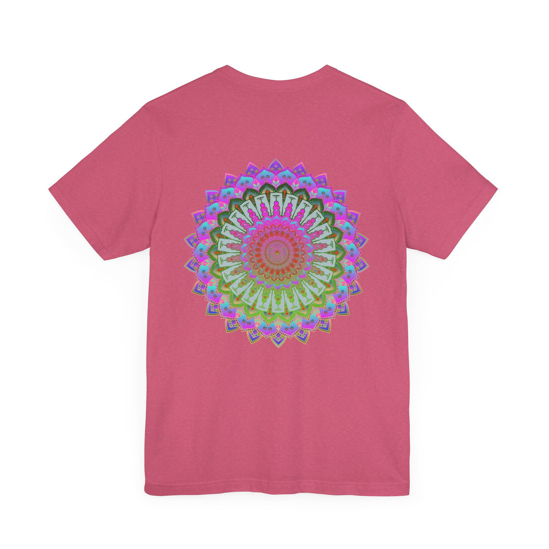 Vibrant Mandala Tee featuring intricate design, representing spiritual peace and harmony, perfect for yoga and meditation practices