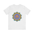 Colorful Mandala T-Shirt with an intricate and vibrant design, perfect for adding a pop of color to your wardrobe
