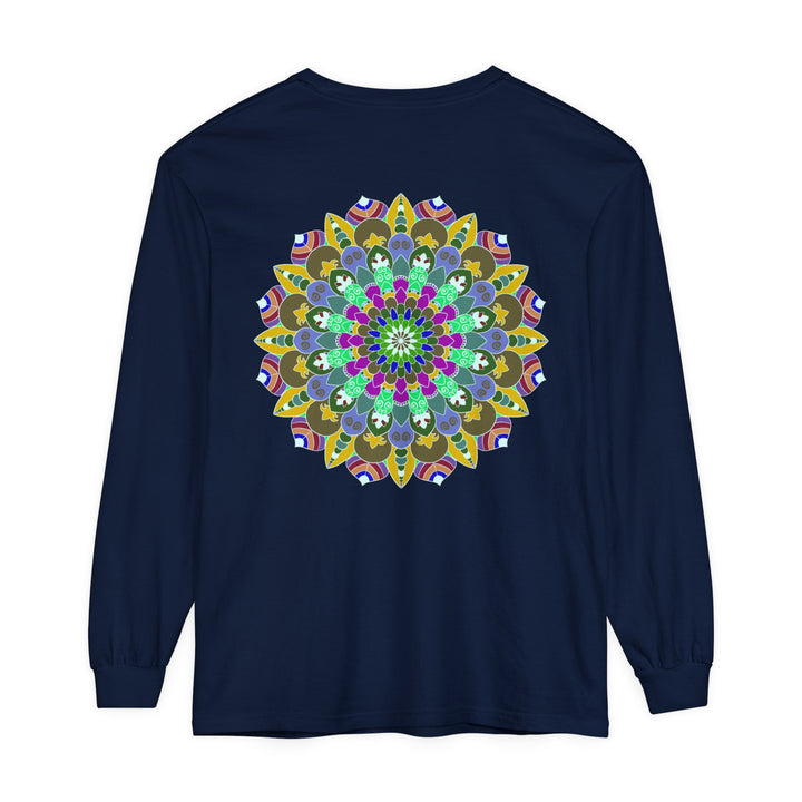 Colorful Mandala Long Sleeve T-Shirt - Spiritual Art 30