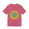 Beautiful and colorful Vibrant Mandala Tee with intricate art and design