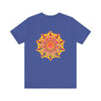 Vibrant Mandala Tee featuring a colorful spiritual design for peace and harmony