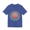 Vibrant Mandala Tee featuring a colorful and psychedelic design perfect for expressing your unique style and personality