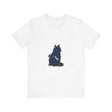 Blue Cat Mystery T-Shirt - Cool Cat Design - Stylish and fun shirt featuring a mysterious blue cat illustration