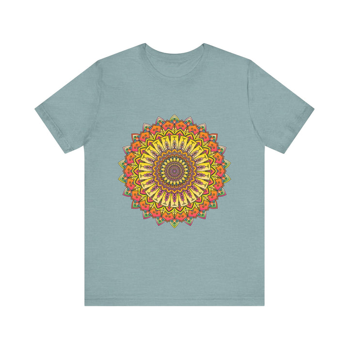 Intricate Mandala T-Shirt - Colorful Geometric Design 13