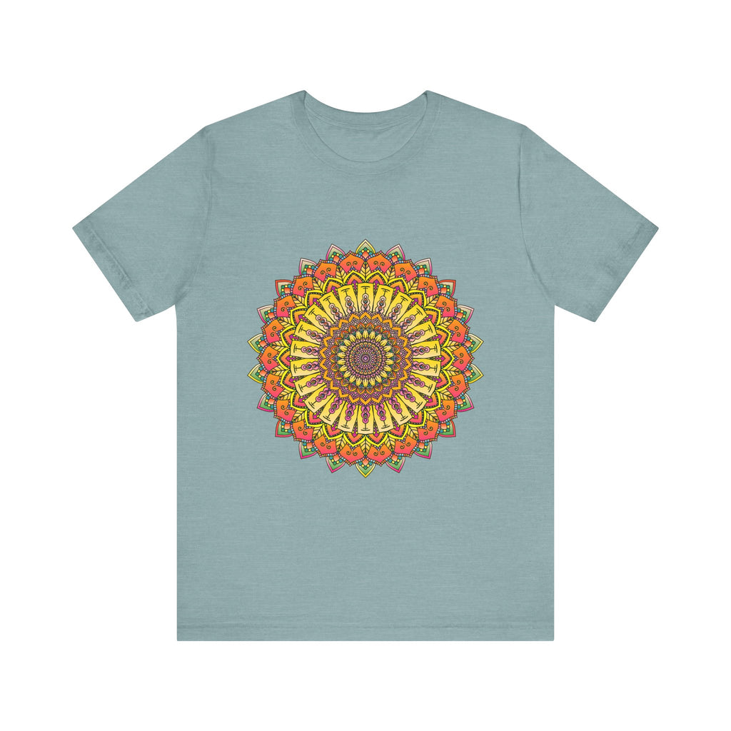 Intricate Mandala T-Shirt - Colorful Geometric Design 13