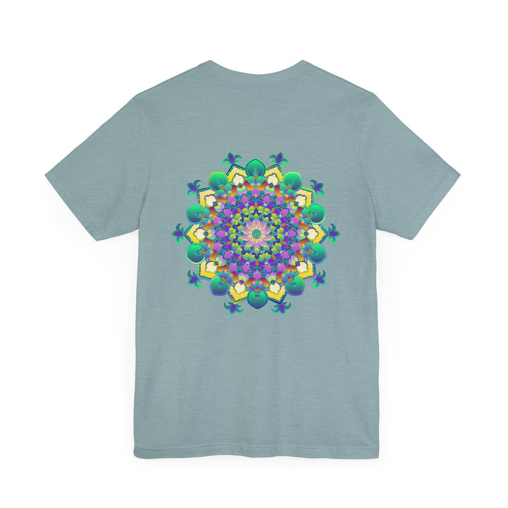 Vibrant Mandala Tee with intricate spiritual design representing peace and harmony