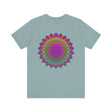 Vibrant Mandala Tee featuring intricate spiritual design for peace and harmony