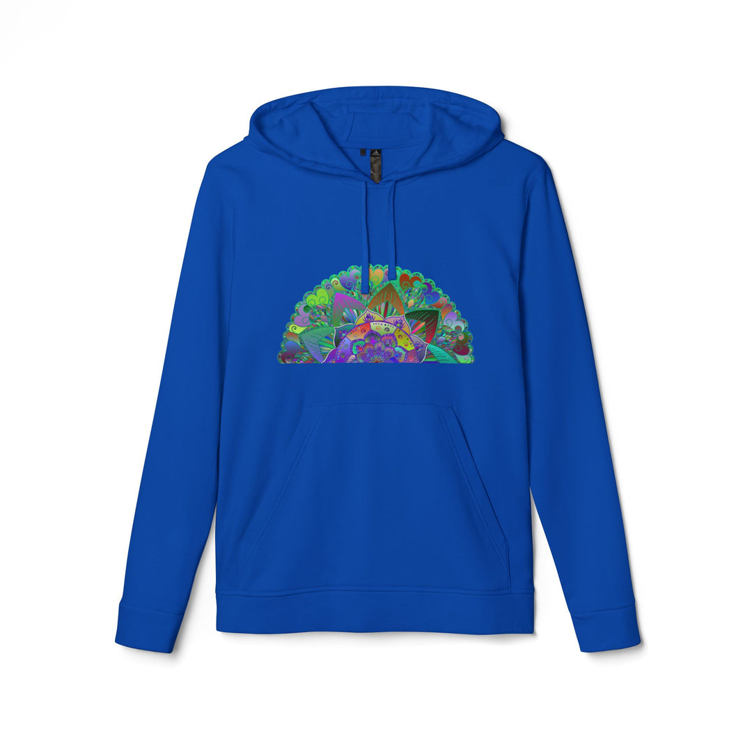 Stylish and eye-catching Psychedelic Mandala Adidas Fleece Hoodie