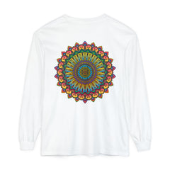Beautiful and detailed mandala design long sleeve t-shirt for both men and women