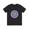 Vibrant Mandala Tee - Intricate and Colorful shirt with detailed mandala design in bright, eye-catching colors