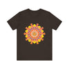 Vibrant Mandala Tee featuring a colorful and intricate design perfect for adding a pop of color to your wardrobe