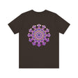 Vibrant mandala tee promoting peace and harmony for mindfulness