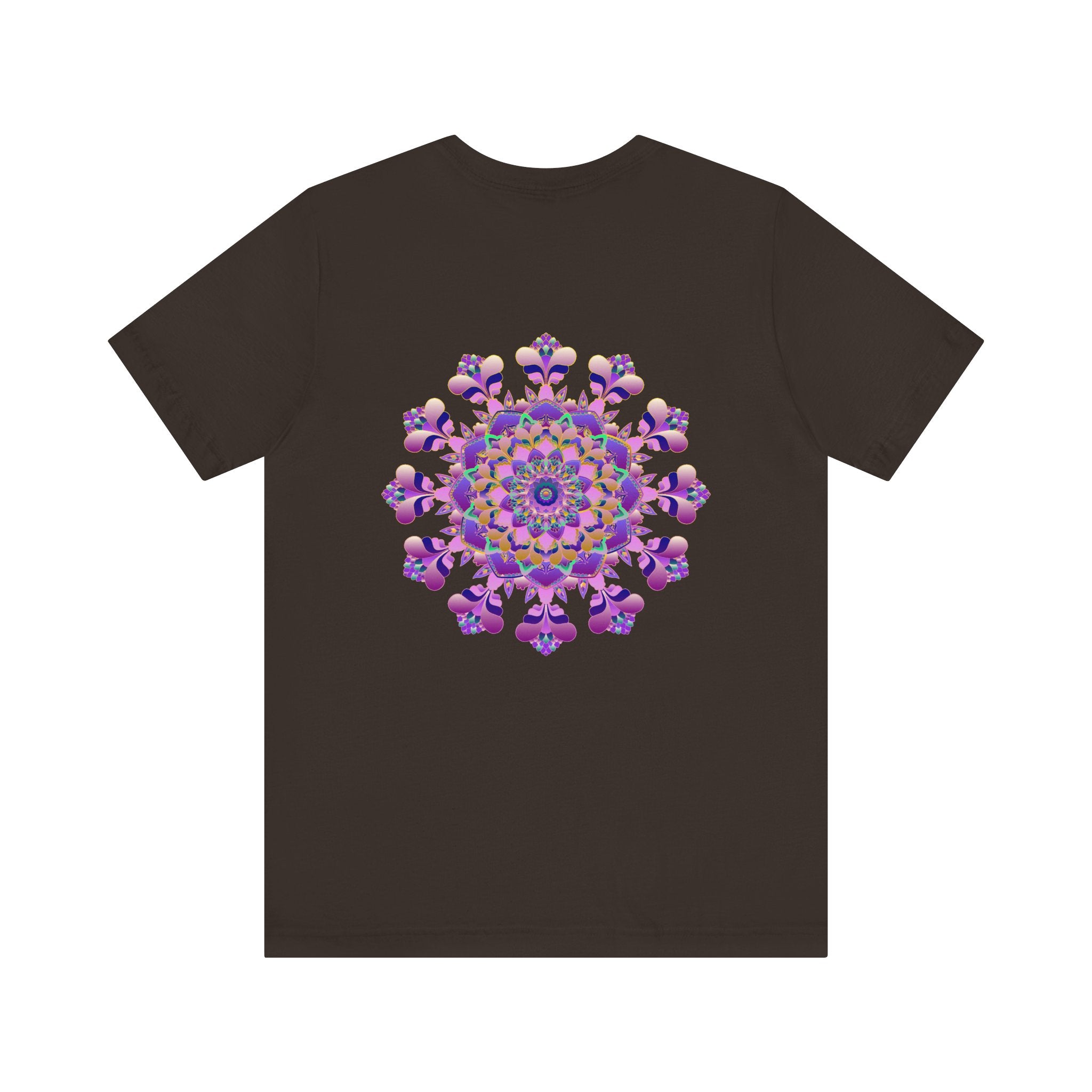 Vibrant mandala tee promoting peace and harmony for mindfulness