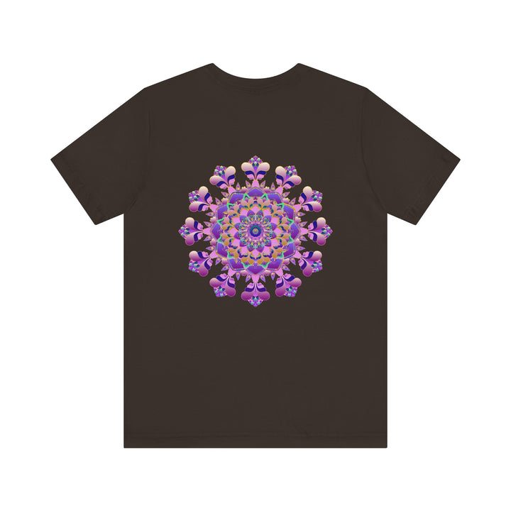 Vibrant mandala tee promoting peace and harmony for mindfulness