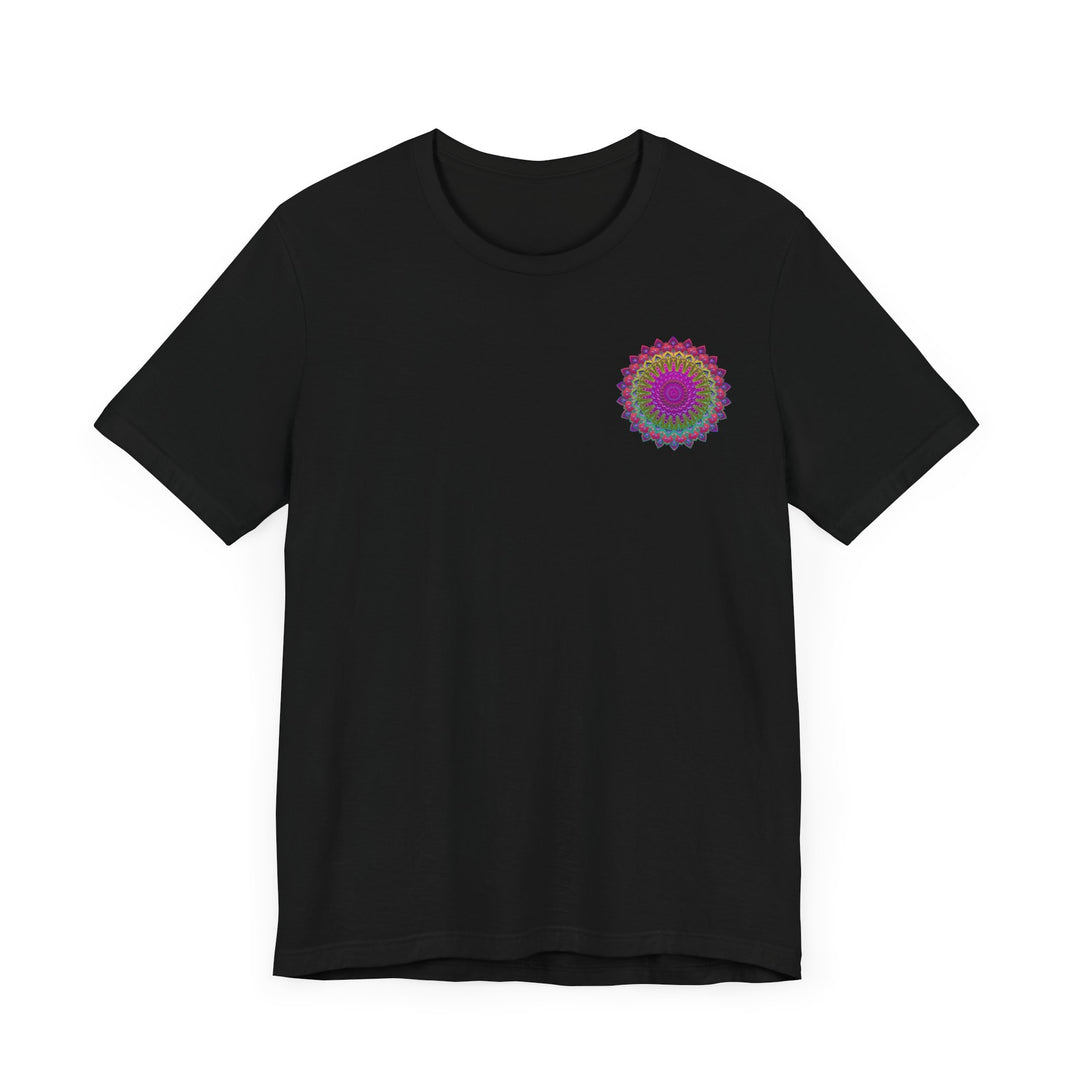 Vibrant Mandala Tee featuring intricate spiritual design for inner peace and harmony