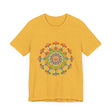 Vibrant Mandala Tee featuring a colorful and intricate design, perfect for adding a pop of color to any outfit