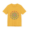 Vibrant Mandala Tee featuring a colorful and intricate design, perfect for adding a pop of color to any outfit