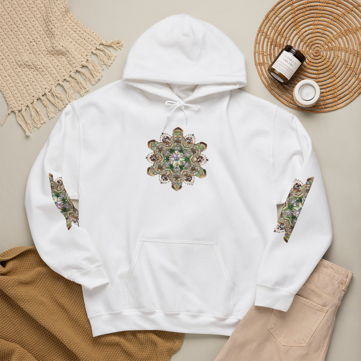 Mandala Floral Hoodie