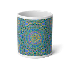 20oz Mandala Mug – Colorful Boho Coffee Cup
