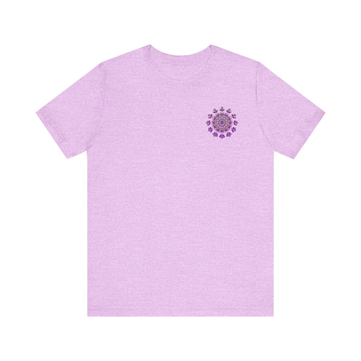 Detailed Mandala Tee design with a focus on balance and positive energy