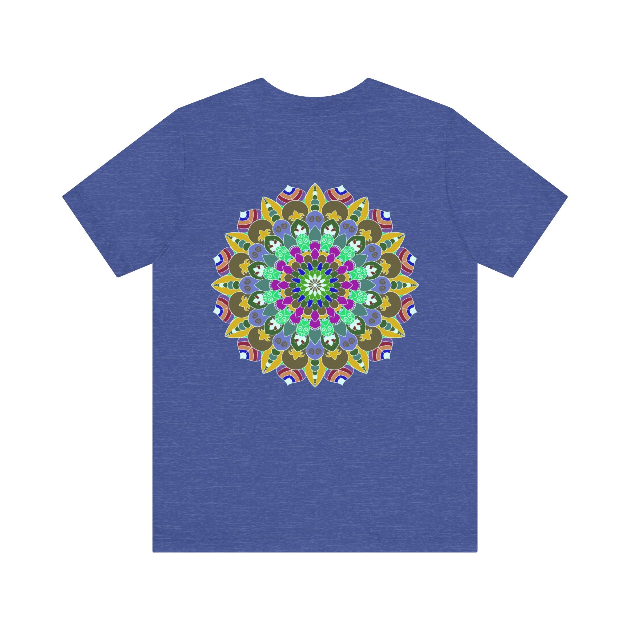 Beautiful and colorful Vibrant Mandala Tee representing spiritual peace and harmony