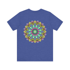 Beautiful and colorful Vibrant Mandala Tee representing spiritual peace and harmony