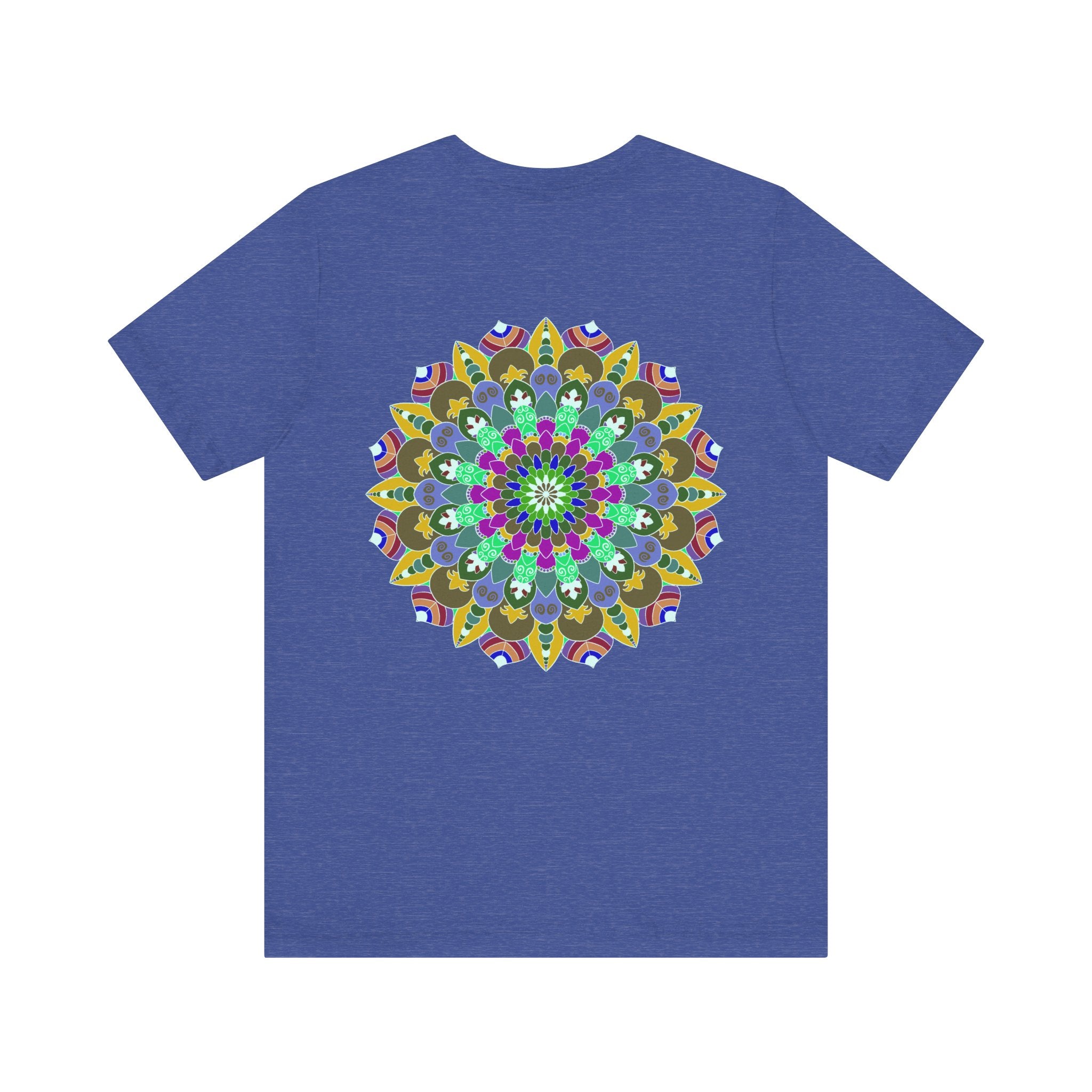 Beautiful and colorful Vibrant Mandala Tee representing spiritual peace and harmony