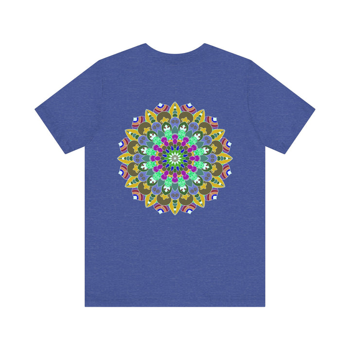 Beautiful and colorful Vibrant Mandala Tee representing spiritual peace and harmony