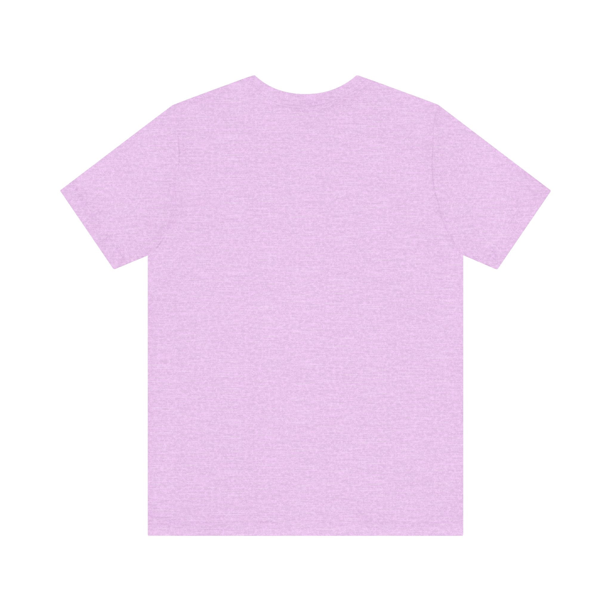 Adorable blue and pink cat t-shirt with whimsical design for cat lovers