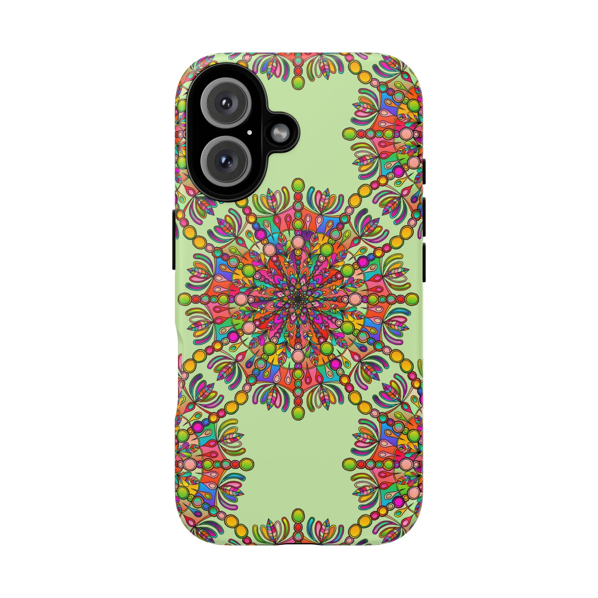 Intricate Mandala Phone Case in Lively Colors for Unique Style