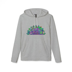 Black Adidas Mandala Fleece Hoodie with Custom Embroidery and Logo