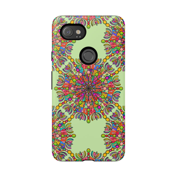 Intricate Mandala Phone Case in Lively Colors for Unique Style