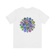 Vibrant and beautiful mandala tee representing spiritual harmony