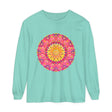 Colorful and intricate mandala design long sleeve t-shirt for men and women